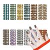 Snake Pattern Waterproof Nail Stickers, European & American Style, Long-Lasting Decals (YMY2141-2151)