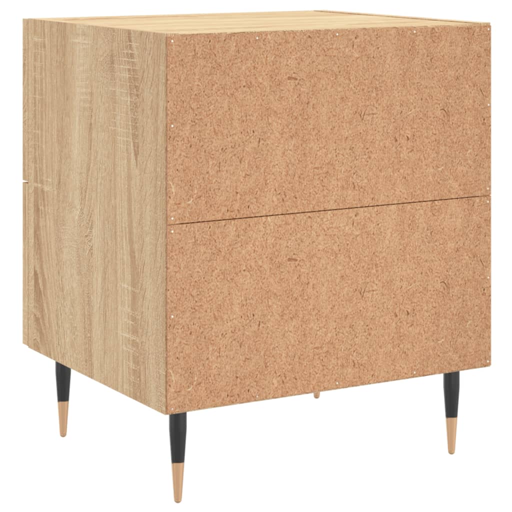 Vidaxl Szafka Nocna, Dąb Sonoma, 40X35X47,5 Cm Materiał Drewnopochodny