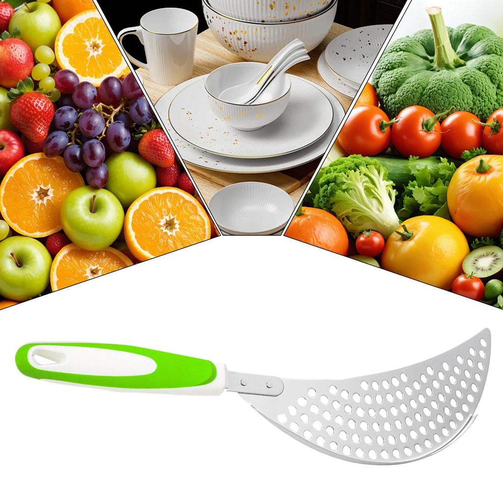 Strainer Spoon Stainless Steel Scoop Colander Scoop Dishwasher Safe Drainer Draining Tool For Cooking Frying Kitchen Restaurant