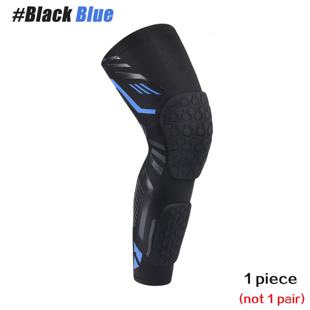 1pc Knee Braces, Crashproof Knee & Calf Pads, Thigh Compression Leg Sleeves Protection for Youth Adults Sports Football