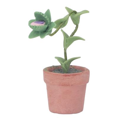 Mini Dollhouse Plant Simulation Realistic Vivid Portable Dollhouse Miniature Potted Plant for 1/12