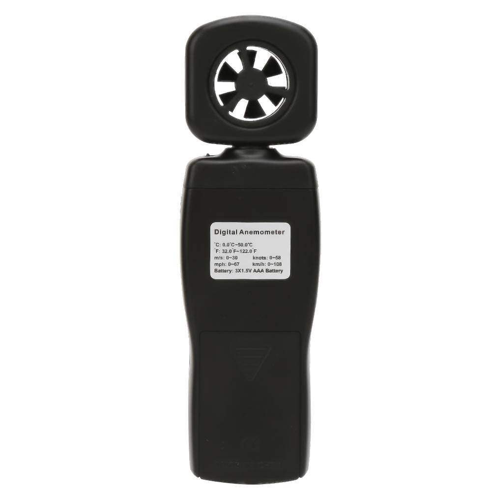 SMART SENSOR AS816 Mini Digital Anemometer 0.330ms Windgeschwindigkeit Temperatur Luftstrom Tester