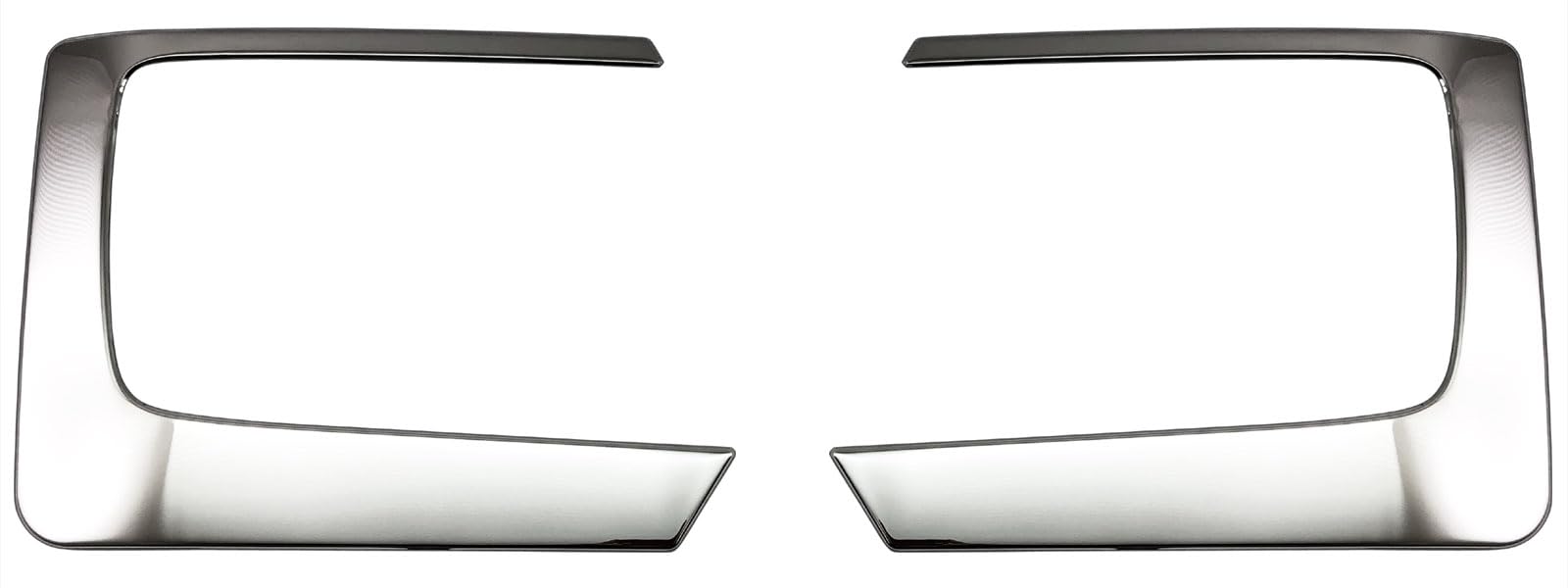 BRIGHTZ Finish Stainless Steel Front Bumper Side Panels for Custom Ultra-Mirror (2-Piece Set) N-BOX+ JF1/JF2 (FRO-ETC-MID-076)