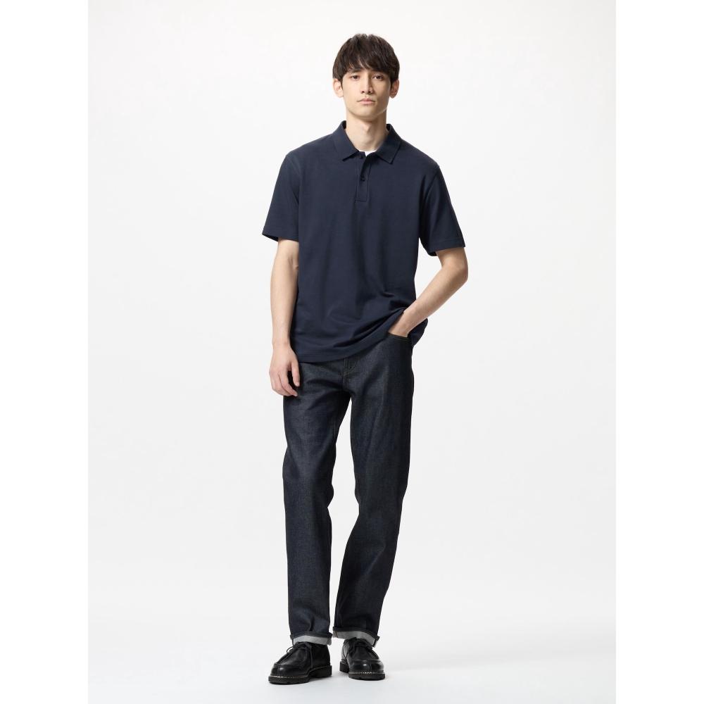 Uniqlo Airism Cotton Pique Polo Shirt