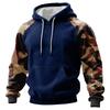 Herren Camouflage Sweatshirt Hoodie Herren Sport Übergröße Freizeit Sweatshirt