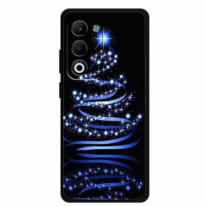 Christmas Phone Case For Oppo A5 5G CPH2735 / A5 4G CPH2727 Christmas Tree Soft Silicone TPU Back Cover Bumper For Oppo A5 Coque