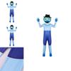 Poppy Playtime Huggy Wuggy Papa Cosplay Jumpsuits Maske Partykostüm Outfits Perfekt für Cosplay-Partys und Halloween!