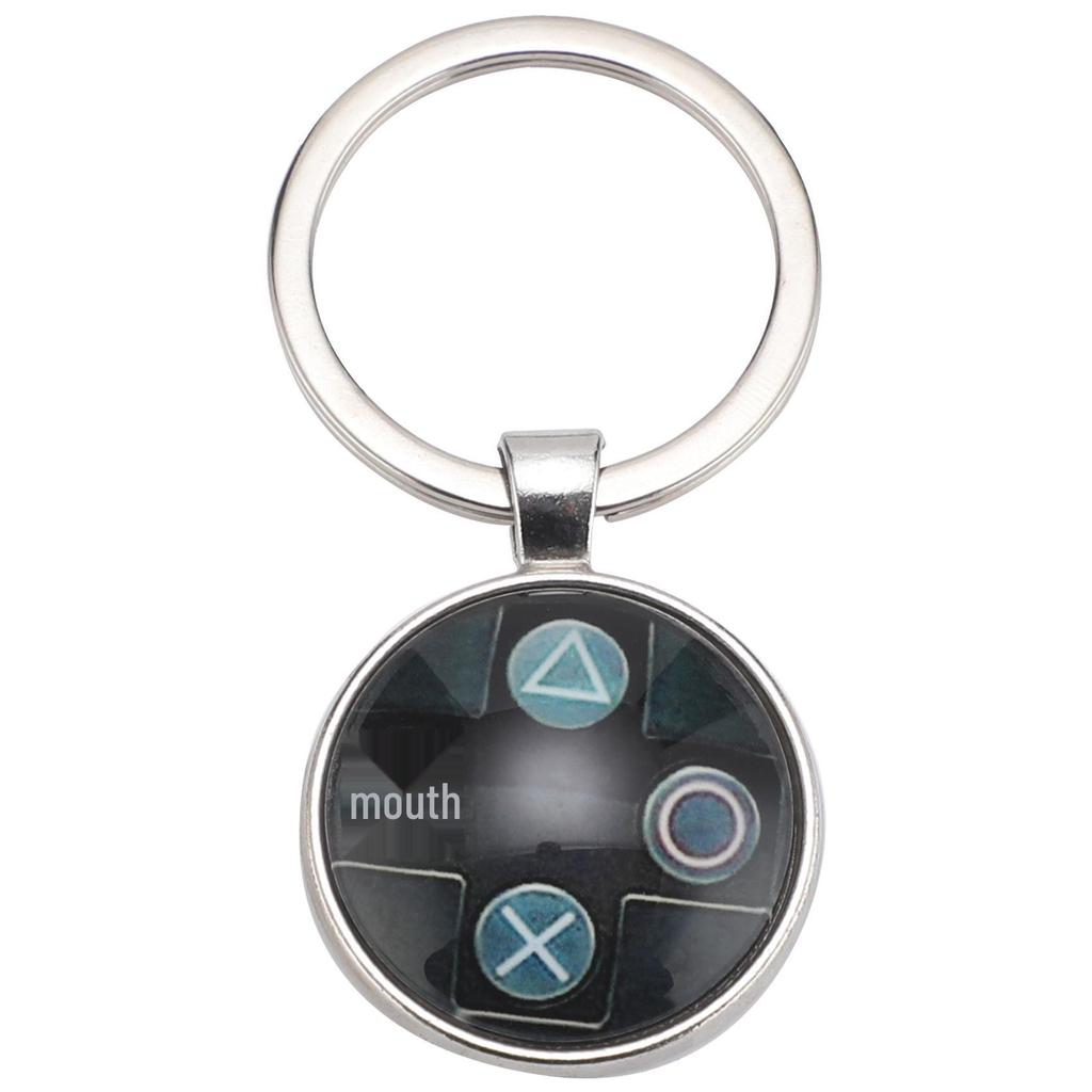 Star Wars Black & White Warrior Spaceship BBQ Tank Metal Keychain Pendant
