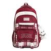 Schoolbag Junior High School Student Schoolbag Female Plaid Versatile High-value College Student Large-capacity High School Student Backpack Primary 