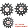 1pc 520 13T 14T 15T Motor Front Sprocket Gear Staring Wheel Cam For Kawasaki Ninja 400 KLX300 KLX300A KLX 300 Ninja400