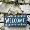 Retro Doorplate Decoration Hanging Double-sided Wall Decoration Pendant Wall Hanging  Outdoor