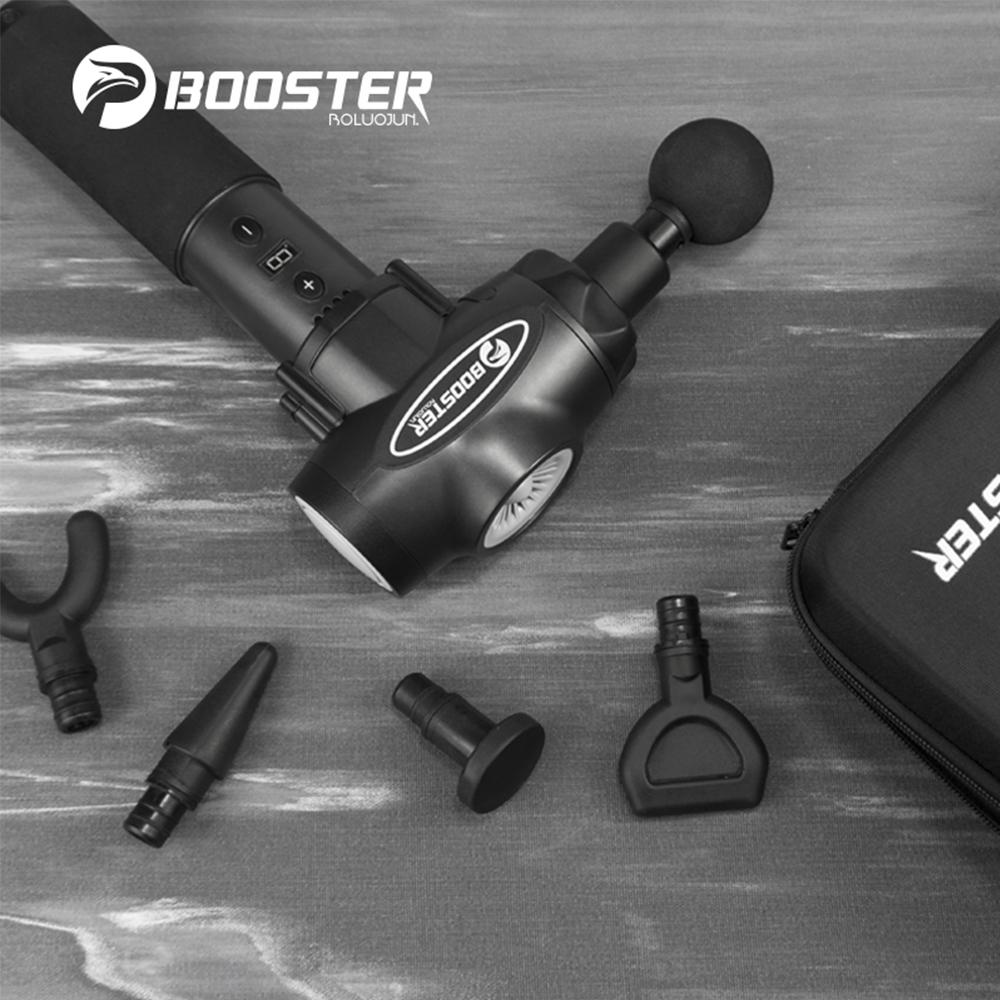 Booster E Massage Gun Deep Tissue Massager Therapy Body Muscle Stimulation Pain Relief for EMS Pain Relaxation Fitness Shaping