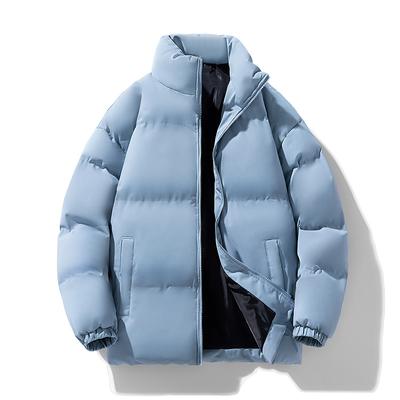 Winter Youth Padded Sports Padded Jacket Stand-up Collar Outdoor Padded Jacket Casual Loose Jacket Men