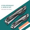 Stainless Steel Nail Clippers Sharpest Nail Cutter Duty Curved Edge for Adult Men Women Swing Out Nail Cleaner/File