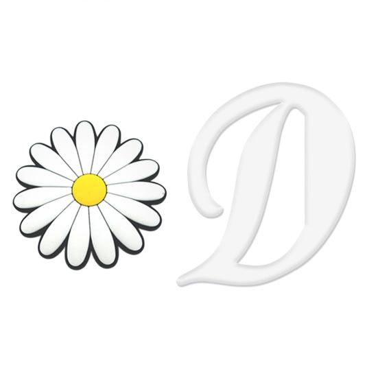 English Letter Hole Bag Charm Lightweight Reusable Beach Tote Handbag Hole White Alphabet Decoration DIY Hole Bag Accessories