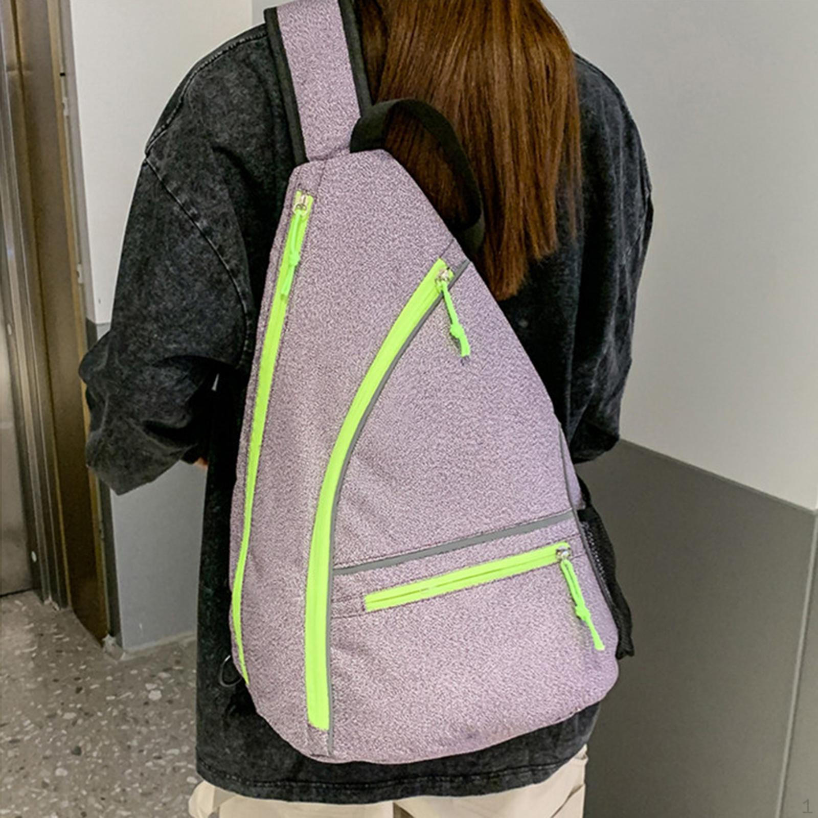 

Bag Paddle Holder Professional Adjustable Strap Racquet Carrying Pickleball Backpack for фиолетовый