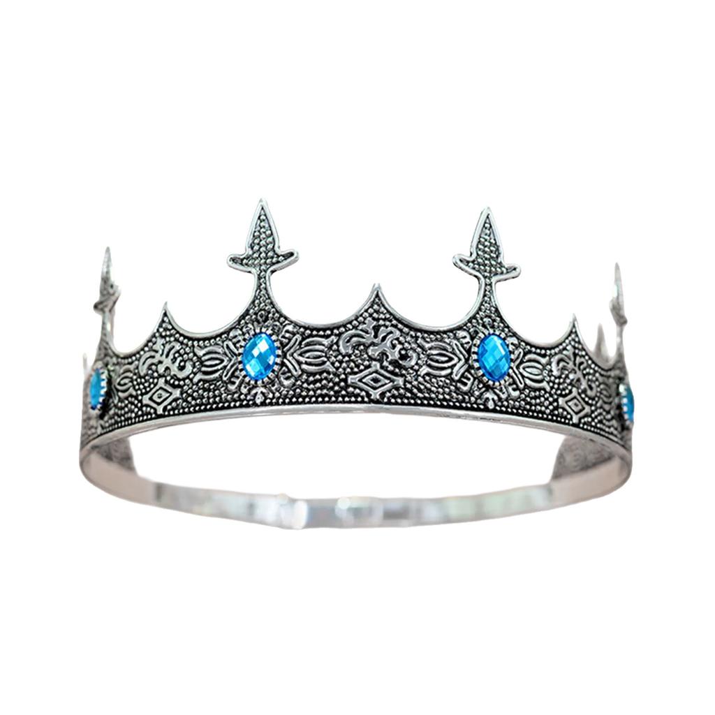 Elegantes Herren-Kopfschmuck-Diadem-Krone-Haarband für Cosplay und besondere Anlass-Themenveranstaltung-Verkleidung-Haarband