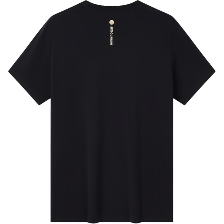 Anta X Heytea Collaboration Champion Olympic Culture Series Printed Letter Crew Neck Comfortable Breathable Versatile Short Sleeve T-Shirt 172430104-2