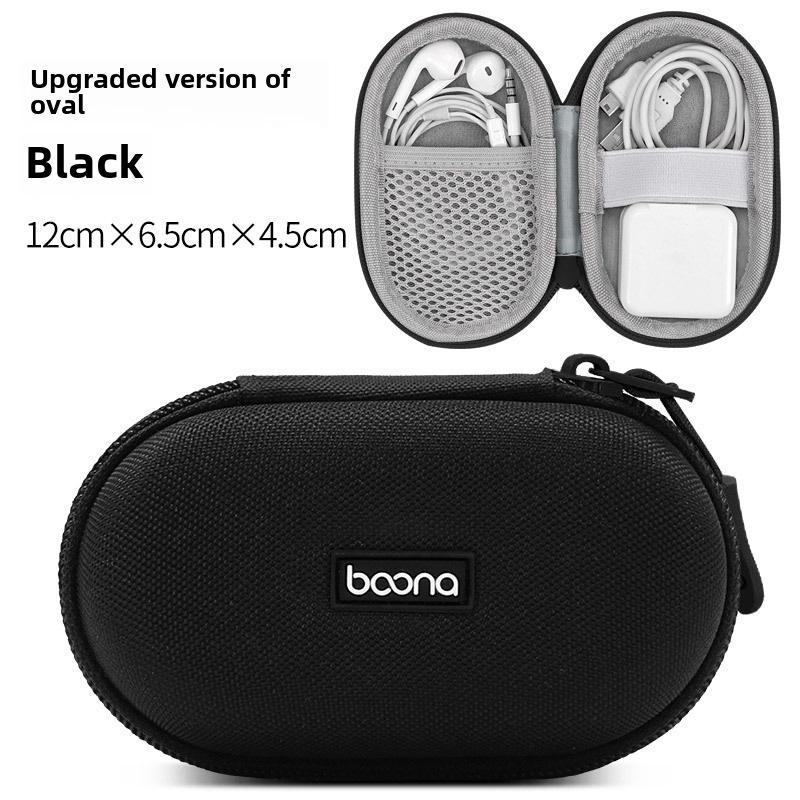 Bluetooth Headset & Charger Storage Box - EVA Protection for Cables, U-Disk, Phone Accessories