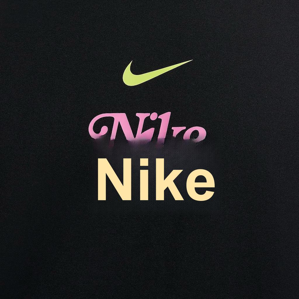 Nike Hyverse Dri-Fit Sonnenschutz Schnelltrocknend Weiches Strick Kurzarm T-Shirt Herren Oberteile Schwarz HM4459-010