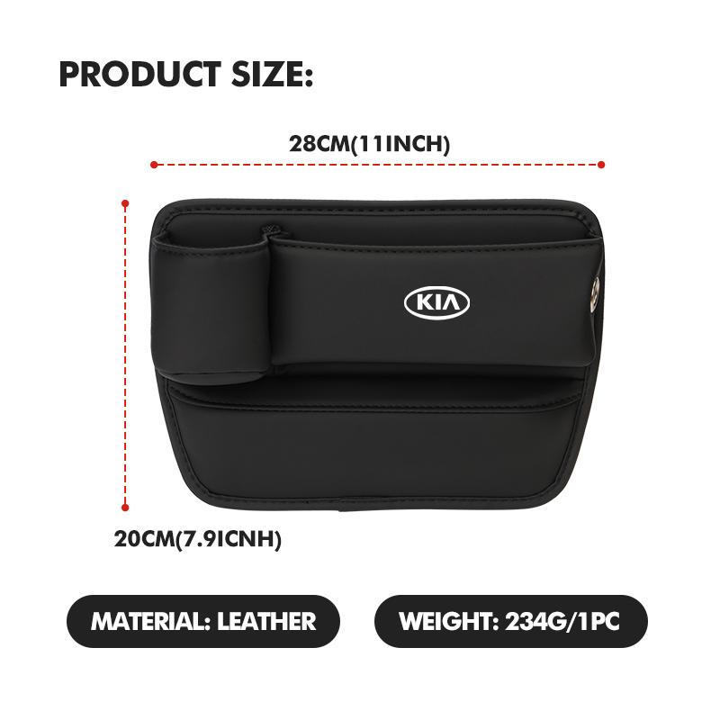 NYOJ2 Car Seat Center Console Armrest Gap Filler Storage Box For KIA Ceed Sportage Rio K5 K2 Optima Cerato Proceed Venga