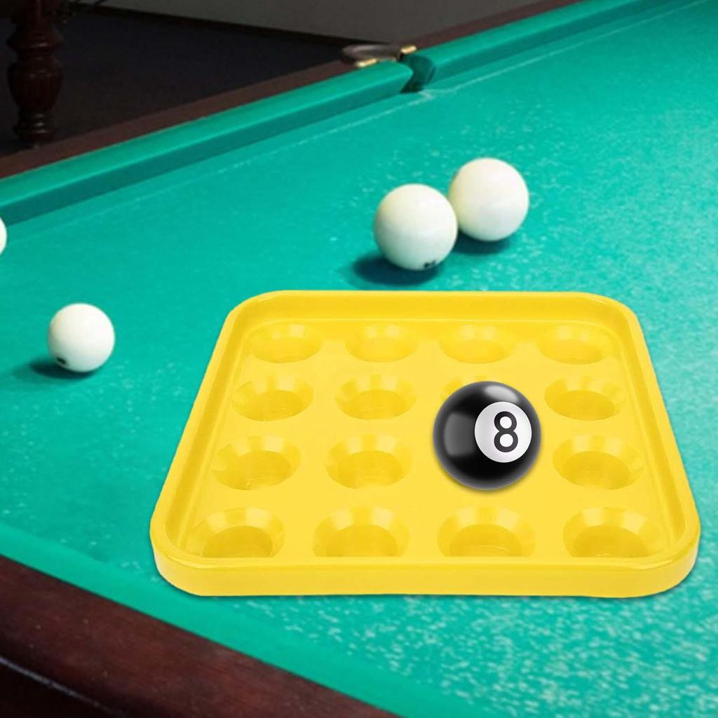 Pool Ball Tray Billiard Ball Holder Tray, Snooker Ball Carrying Tray, Pool Table Accessories for 16 Billiard Ball Storage