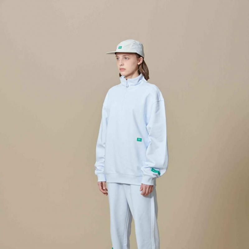 Bbc Earth Half Zip  Light Blue  [23ss]