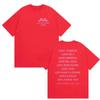 Jul Stade De France Tour  Double Sided Printed T Shirt Unisex Women Clothing Fashion Oversized Tshirt High Quality Cotton Tees