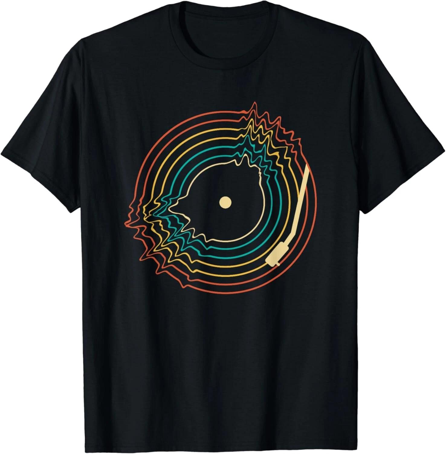 

Retro Vinyl LP Records - Vintage Vinyls Tee Gift Unisex T-Shirt 3XL