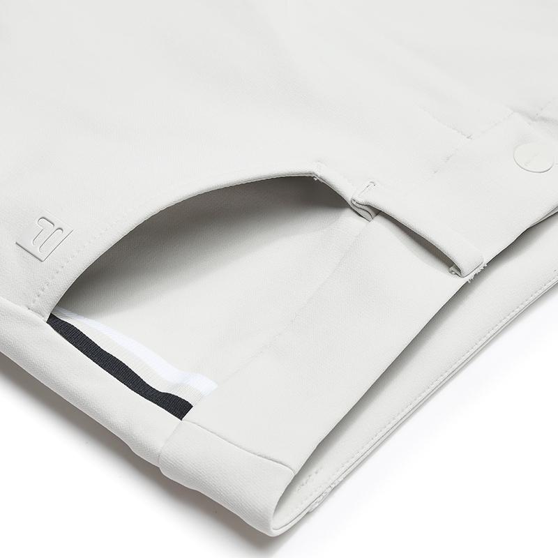 Fila Golf Series Fashion Classic Trendy Versatile Elastic Soft Breathable Straight Leg Knit Sports Pants Women Bottoms A11W545802FGY