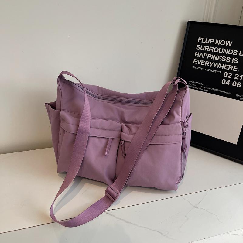 Women's Large Capacity Crossbody Bag Multi-Pocket Shoulder Bag