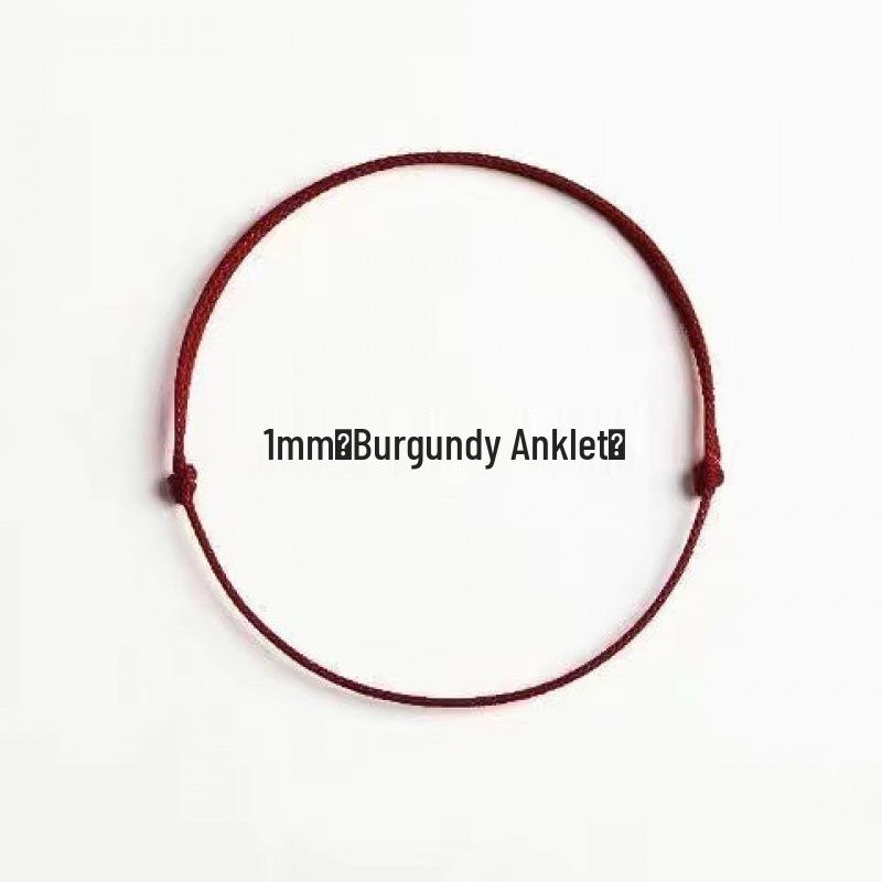 Red String Benmingnian Hand Rope: Men's Bracelet, Women's Anklet, Couple's Anklet