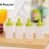 Japanese Style 1-7 PCS Mini Ketchup Bottle Mini Condiment Dispenser Honey Mustard Squeeze Sauce Container for Office BBQ Salad