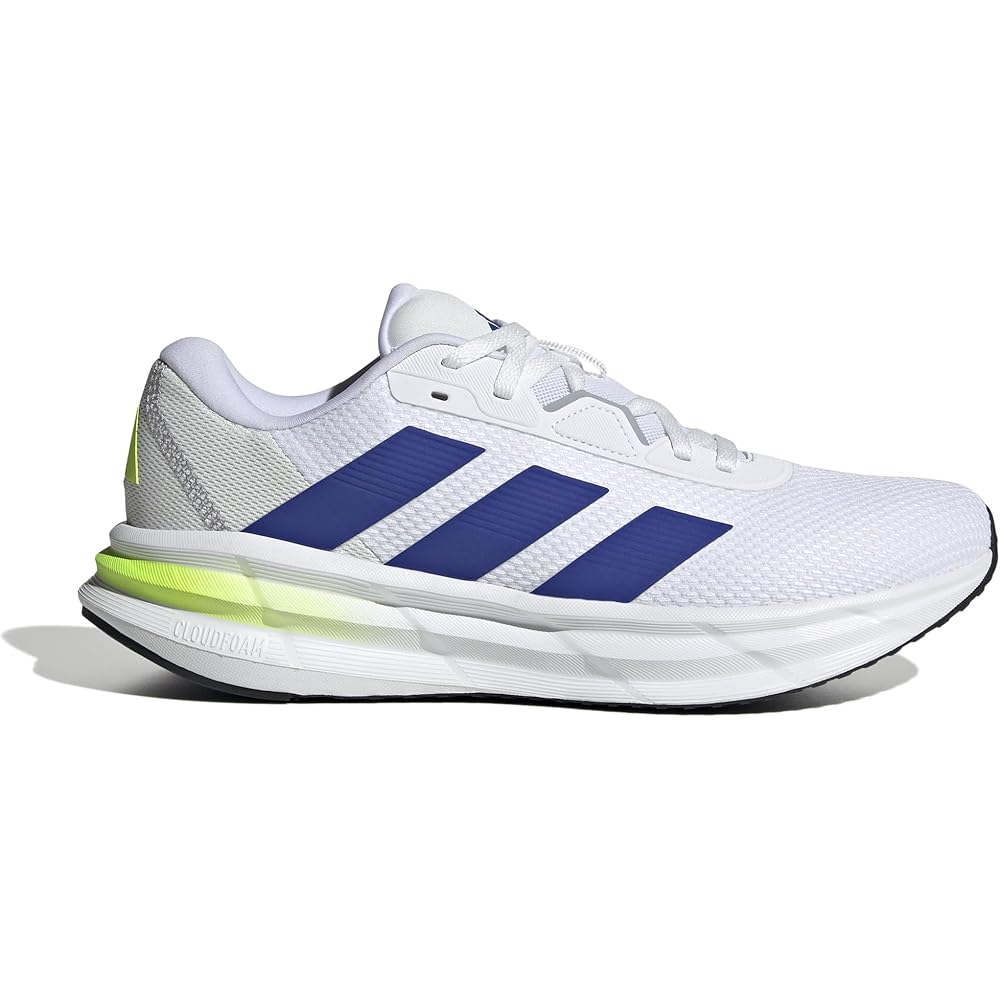 Adidas GLX 7 Unisex Running Shoes 27.5 cm White/Lucid Blue/Lucid Lemon Footwear
