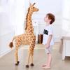 Giraffa di Peluche Grande Morbida Realistica Animali Giraffe della Vita Vera Bambola Morbida Decorazione per la Casa Oggetti di Scena per Foto Regalo di Compleanno