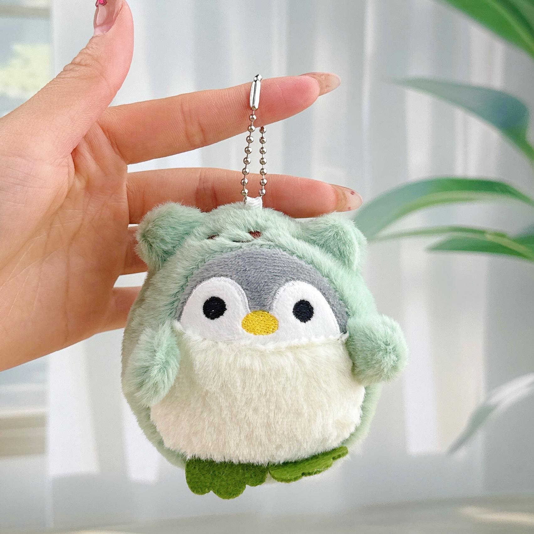 

Милая кукла-пингвин-дракон, наряжающаяся, плюшевая игрушка-подвеска в виде маленького пингвина, 8 см About 10 cm high