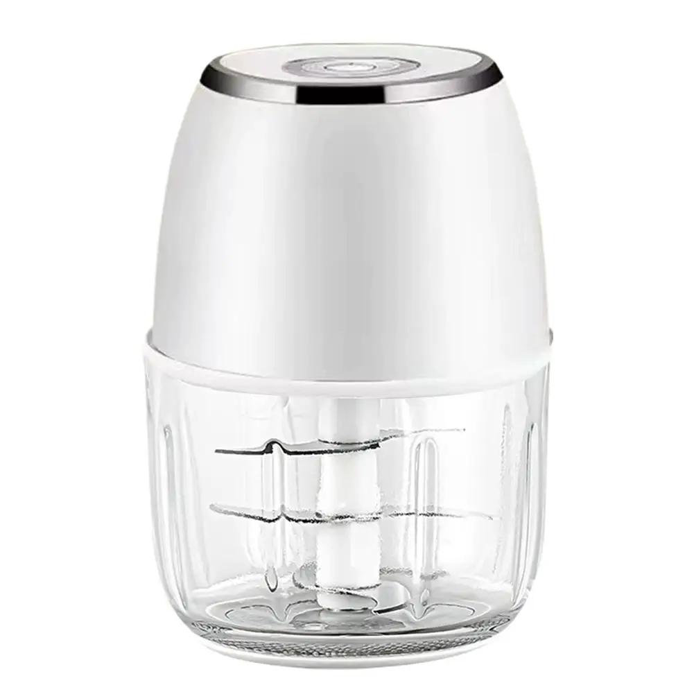 300ML Electric Meat Grinder Food Chopper Garlic Masher Slicer Vegetable Multi-Function USB Blender Kitchen Mixer T2W4