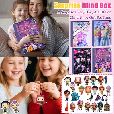 Caja Sorpresa 3D WDoll, 24 Muñecas Esperando a que las Desempaquetes, Regalo Sorpresa de Navidad para Amigos y Niños