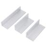 Aluminum Alloy Z and L Bracket for Single Door 500KG 1200lbs Holding Force Electromagnetic Lock Matching Bracket for Inward Door