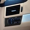 2pcs Carbon Fiber Headlight Switch Frame Cover Sticker For BMW X3 E83 2004-2010