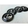 For Lexus NX200T ES250 ES300 ES350 RX350 RX400 GX300 IS300 IS400 Accessories 65MM Alloy Car Wheel Hubcap Sticker Center Cover