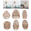 Woven Rattan Pendant Light Shade, for Home Hallway House Decoration Fixture