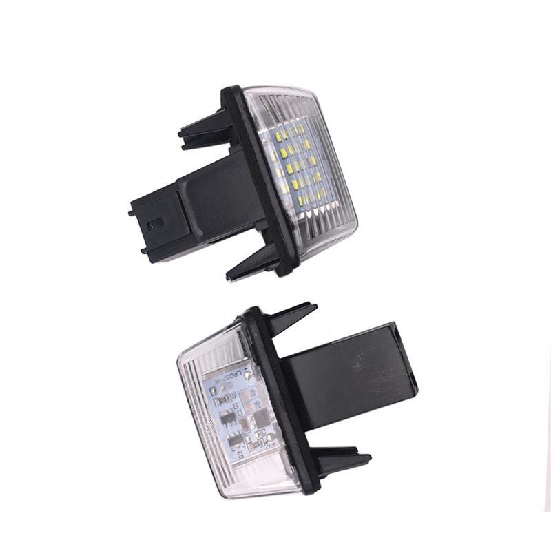 For Citroen C3 C4 C5 Berlingo Saxo Xsara Picasso For Peugeot 206 207 306 307 308 5008 LED License Number Plate Light