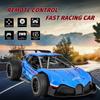 RC Car, Electric Racing Car, Off-Road Drifting, High Speed, High Stability, Alloy Shell, Shock Resistant (Blue)