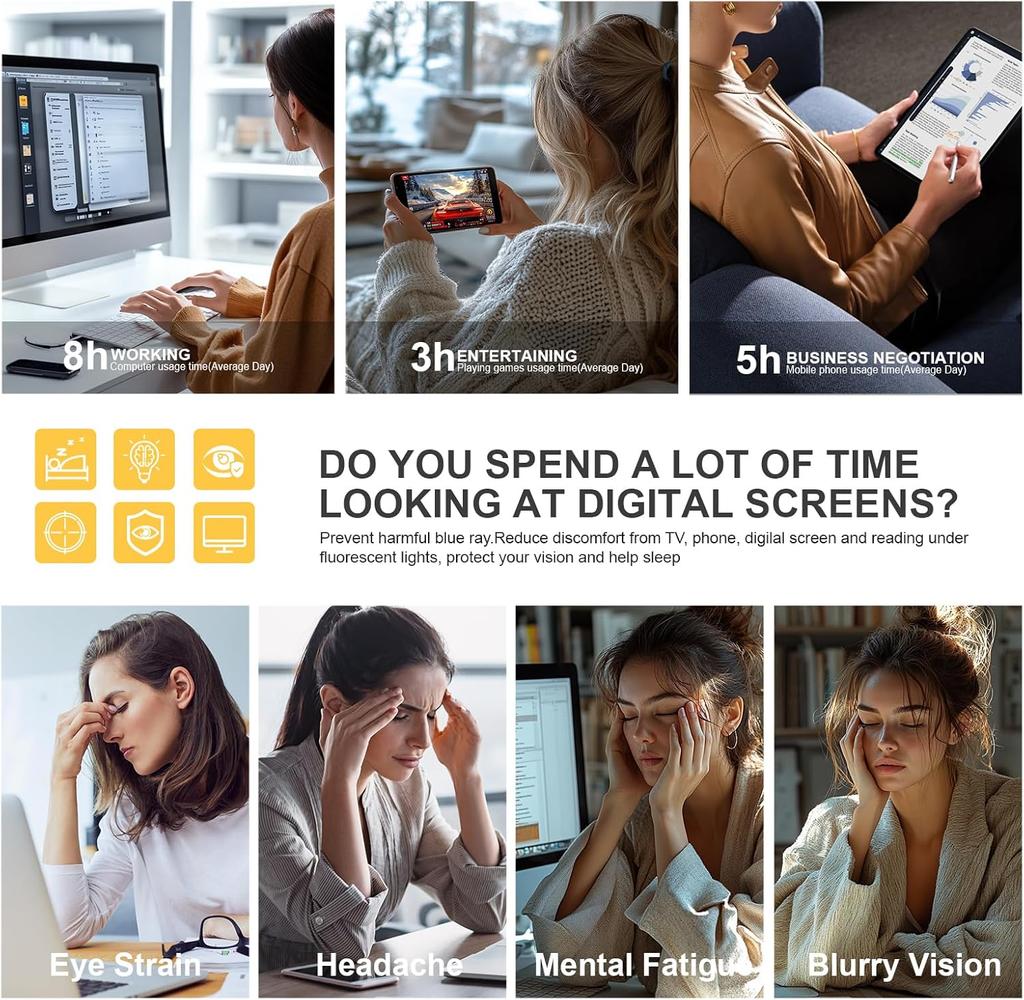 Blue Light Blocking Glasses Square Nerd Matte Black Anti Ray Computer Eyewear Transparent Fashion Frame