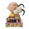 Enesco Jim Shore Snoopy & Charlie Brown Umarmung 6007936