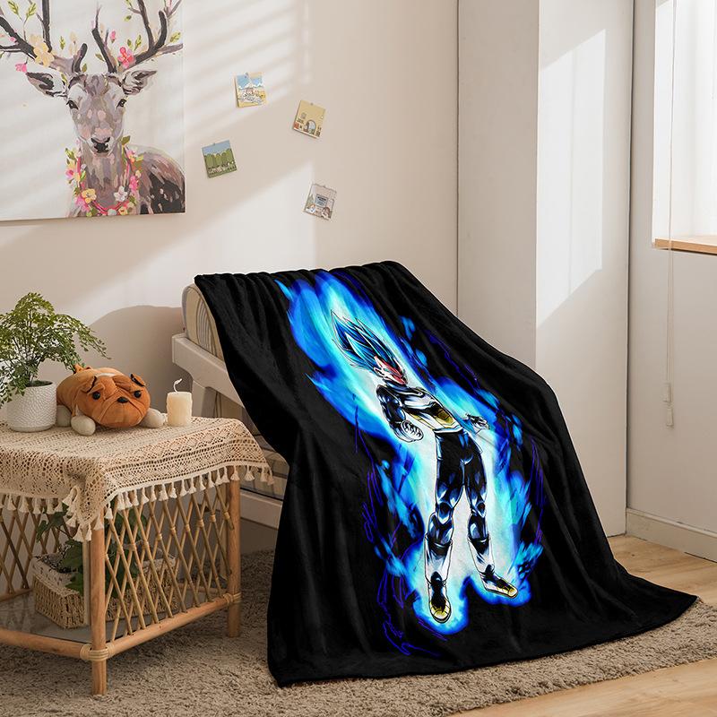 Riman Dragon Ball Series Flannel Blanket 3D Printed Sofa Blanket Thickened Blanket