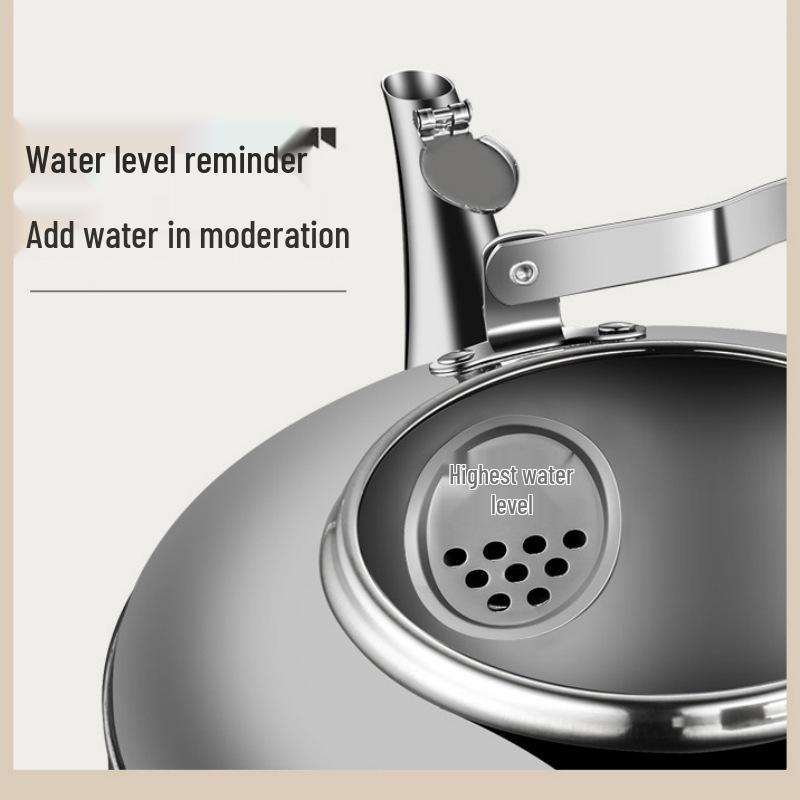 Velkokapacitní 304 nerezová píšťalka na vodu pro plynové a indukční sporáky