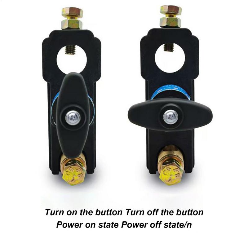 Battery Cut Off Isolator For Car Car Auto Battery Button Isolator Anti-Leakage Knob Design Copper Heavy Duty Battery Disconnect