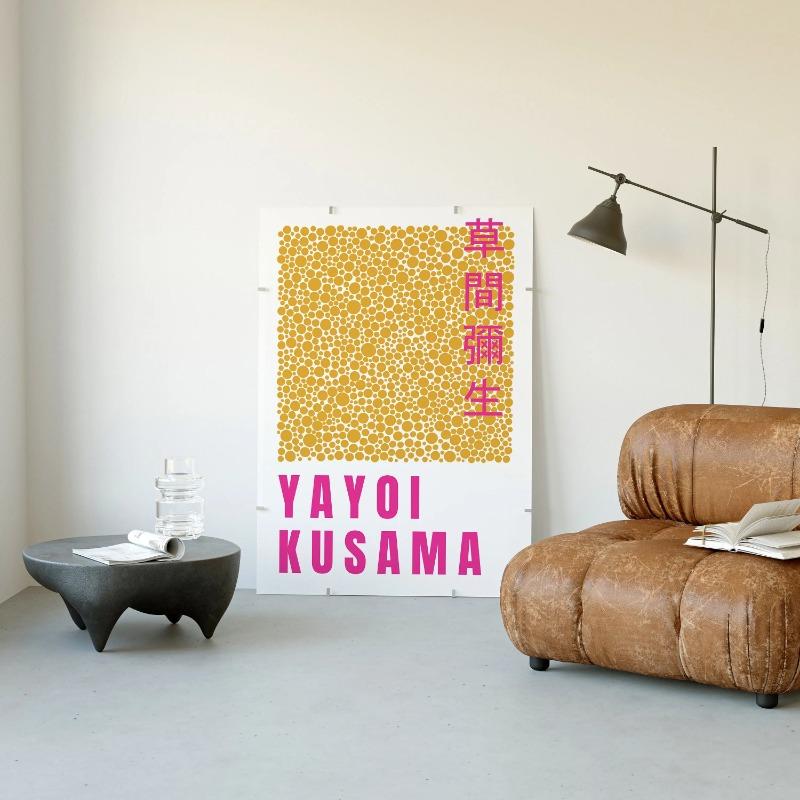 Japanese Pop Art Gallery Poster Abstract Print Picture Yayoi Kusama Pumpkin Canvas Painting Home Living Room Decor